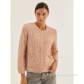 Sweater comodo per la perla addensato